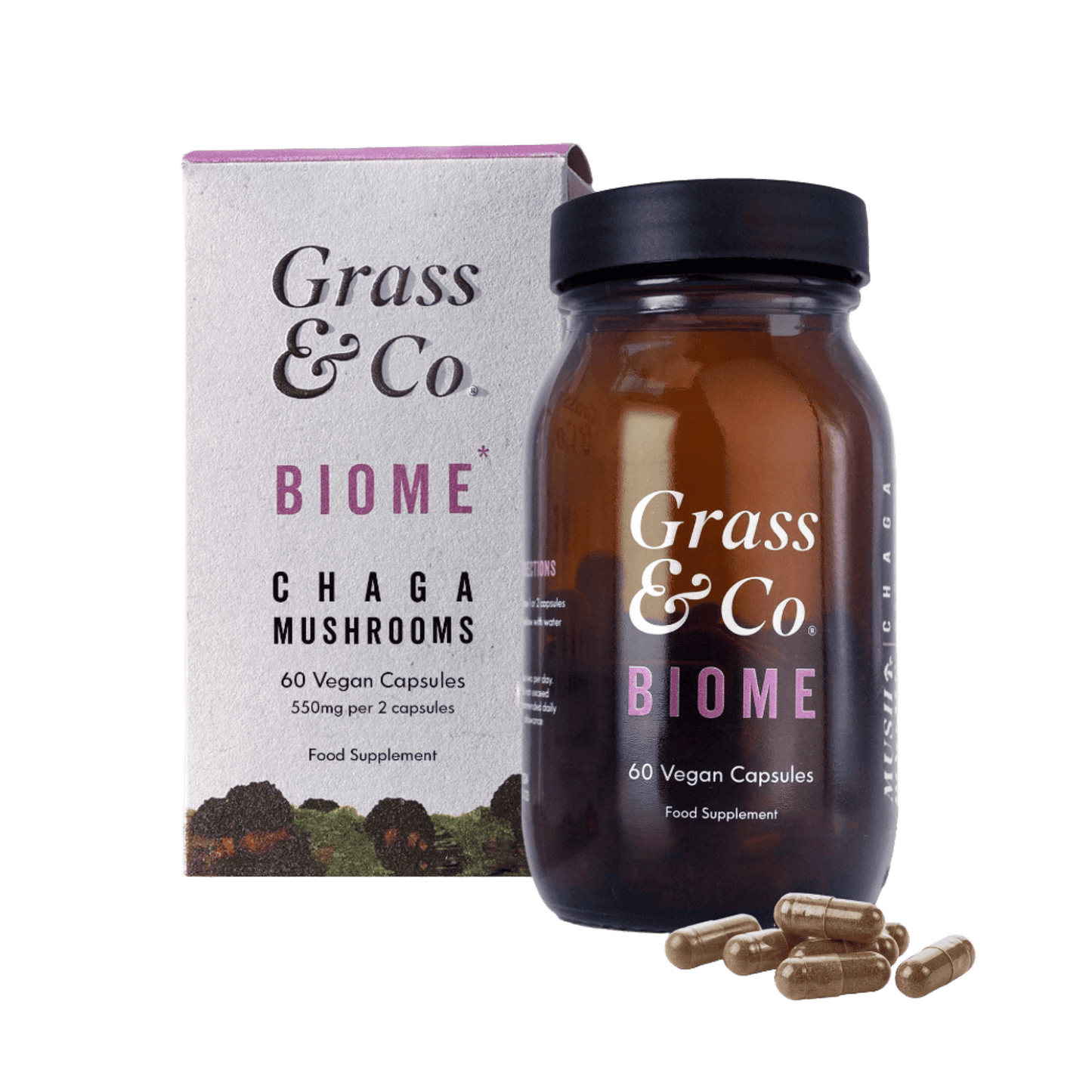 BIOME Chaga-Vitalpilz-kapseln