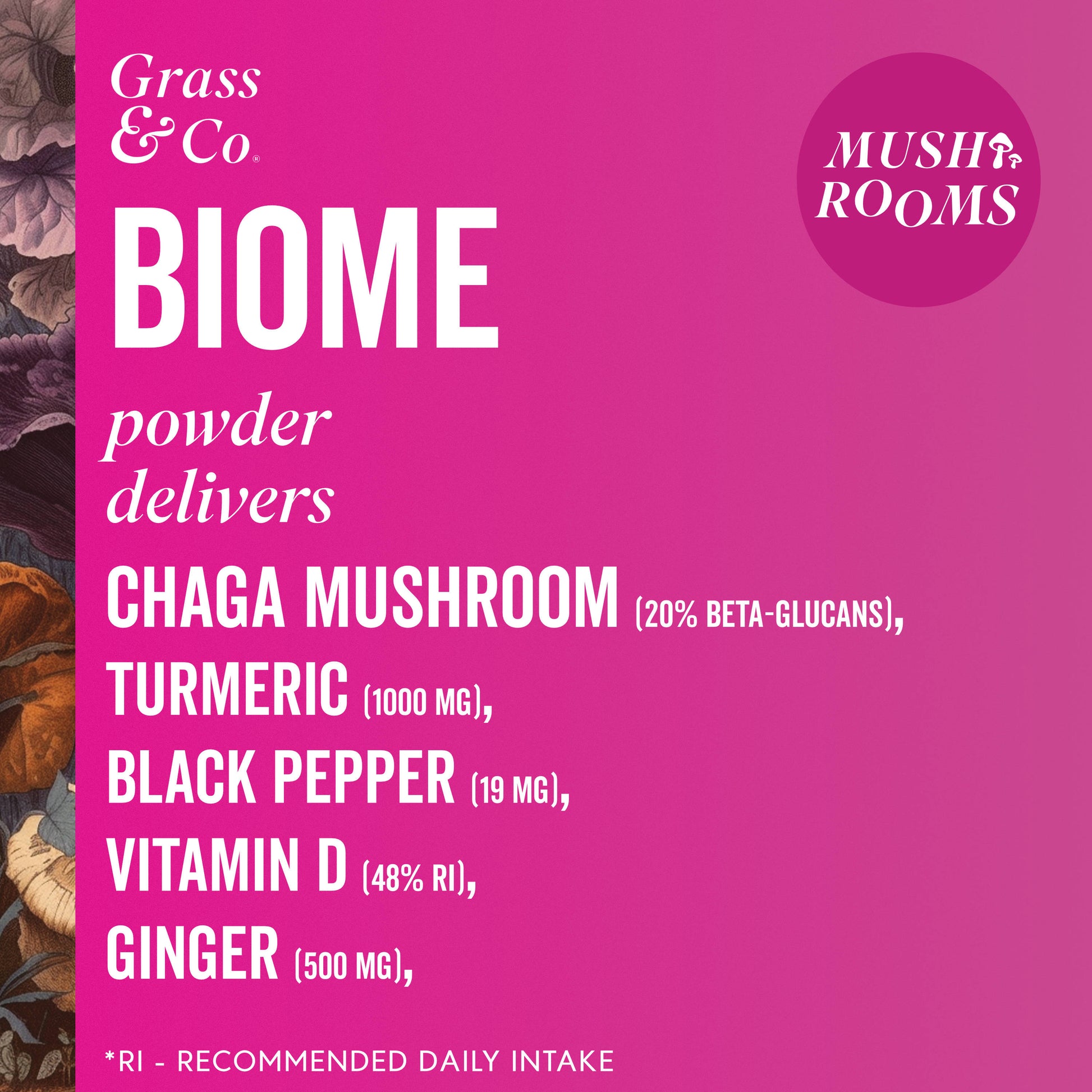 BIOME Powder Key Ingredients  