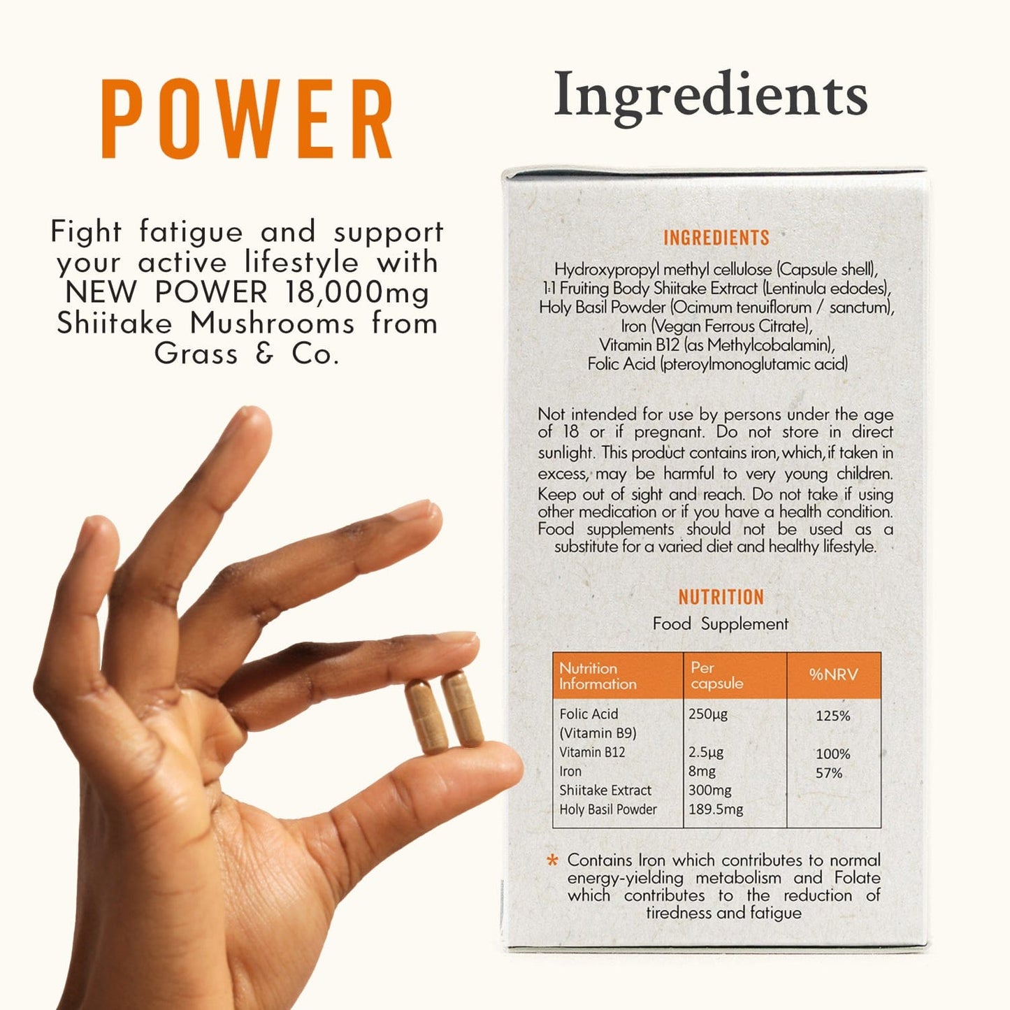 POWER | Shiitake Mushroom Capsules