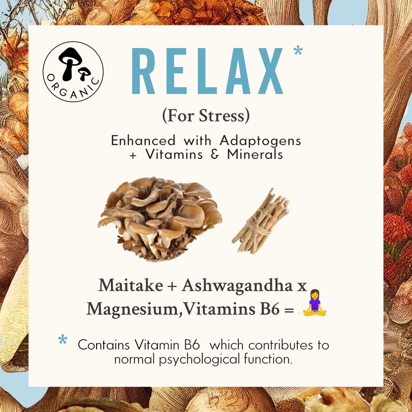 RELAX Maitake-Vitalpilz-kapseln